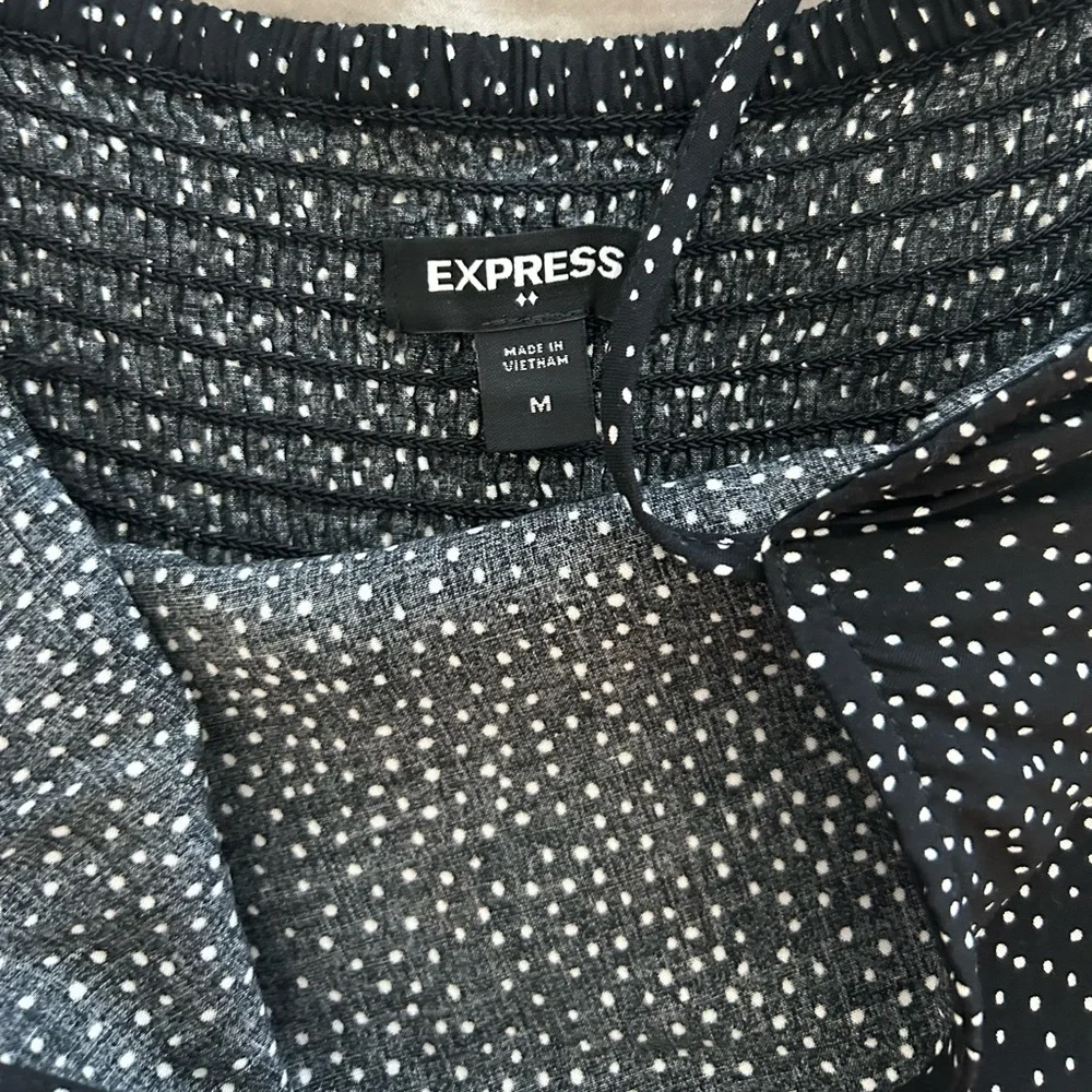 Express Polka Dot Dress, M - Picture 2 of 5